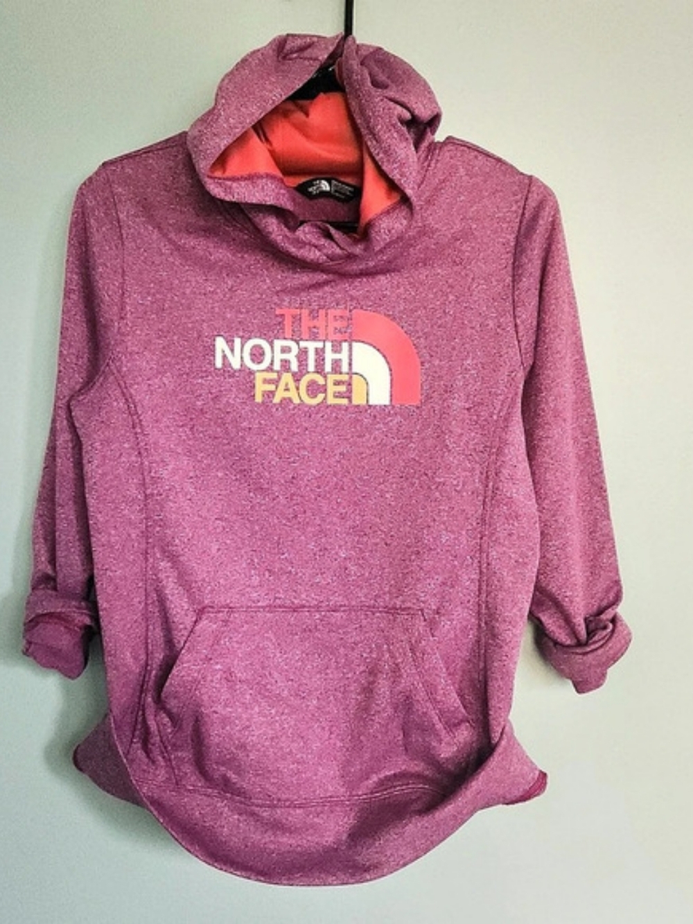 The North Face Half Dome Pullover Hoodie Purple & Pink Medium